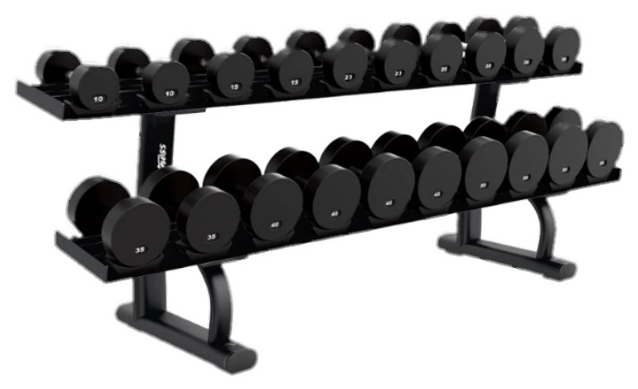 LF Two Tier Dumbbell Rack